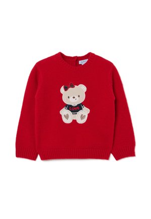 EMBROIDERY - Maglione - cherry red