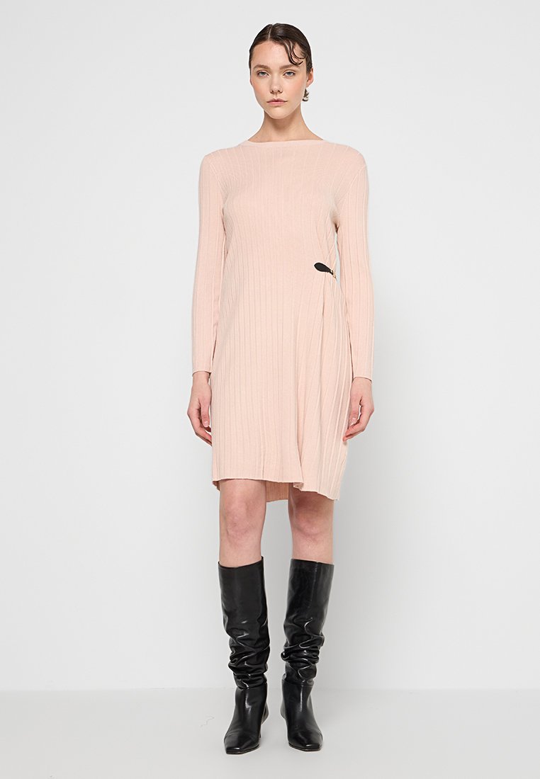 Apart Gebreide jurk roze