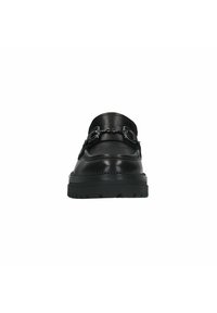 Manfield MIT FARBENEM DETAIL - Slipper - schwarz
