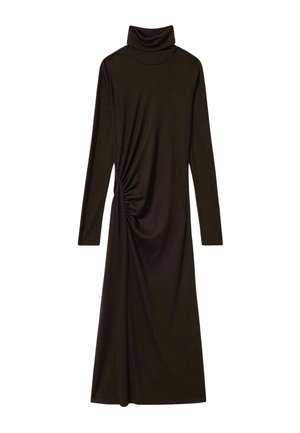 Reiss REGULAR FIT - NILE RUCHED - Jersey dress - brown