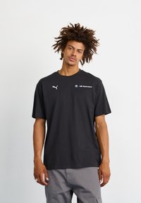 Puma BMW MMS ESS+ LOGO TEE - Apdrukāts T-krekls - black