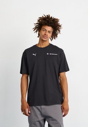 Puma BMW MMS ESS+ LOGO TEE - T-shirts med print - black