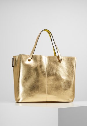 Shopping bag - gold-coloured