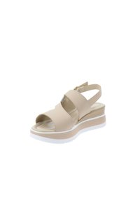 Valleverde Sandali con zeppa - beige