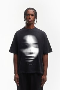 FAVELA MARTINE UNISEX - Triko s potiskem - black washed