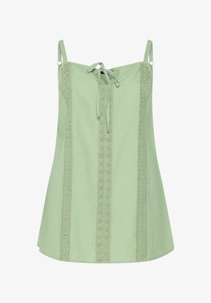 Yours Clothing, PLUS SIZE VESTS & CAMIS - Top - light green