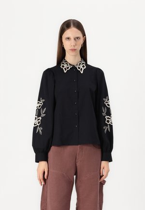 YAS YASSYMELLE SHIRT - Blusa - black