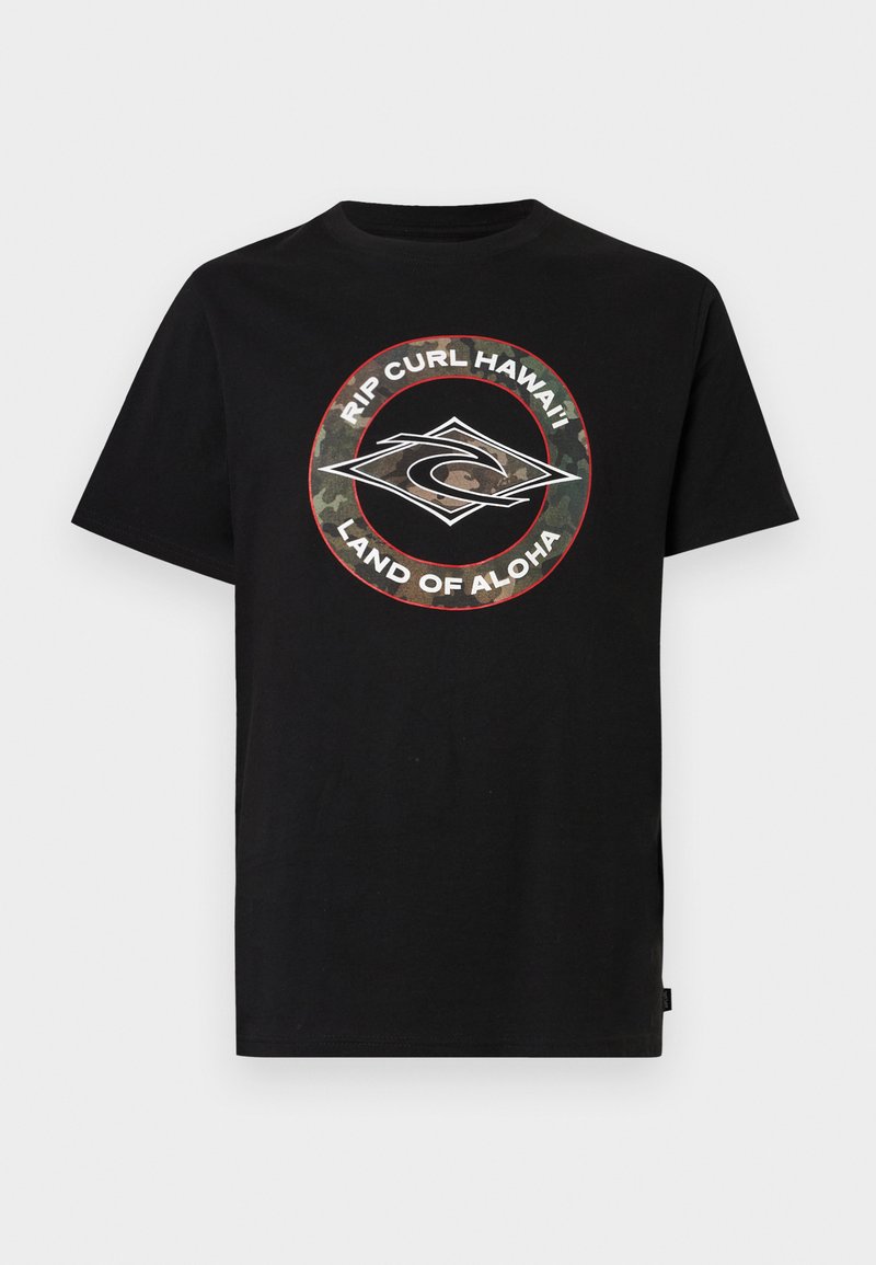 Rip Curl T-shirt print zwart