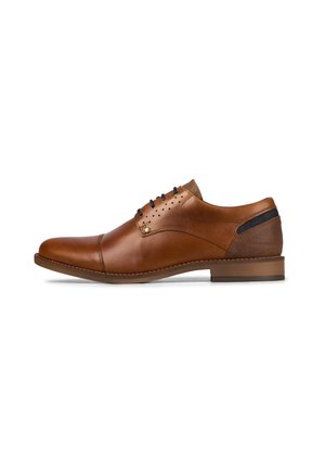 Veterschoenen - tan/cognac