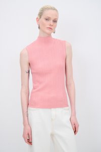 TURTLENECK SLEEVELESS  - Top - powder