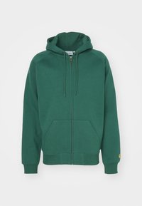 HOODED CHASE JACKET - Mikina s kapucňou - sycamore tree/gold