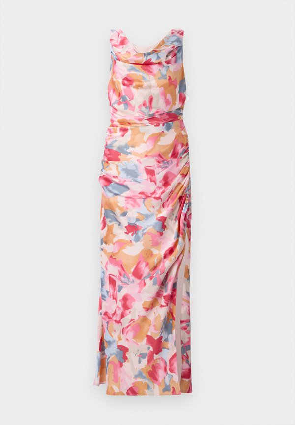 Cowl Neck Draped Maxi Dress - Occasion wear - abstract2