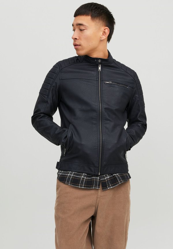 JJEROCKY JACKET - Faux leather jacket
