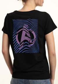 Marvel AVENGERS CLASSIC WAVY AVENGERS ICON - Camiseta estampada - black