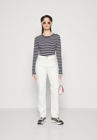 GAP CREW - Topper langermet - navy/white