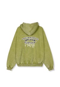 Grimey SUDADERA FOLLOW THE DOLLAR WASHED VINTAGE - Jersey con capucha - verde