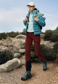 The North Face YUMIORI ¼ ZIP - Flísová bunda - muted pine/algae blue