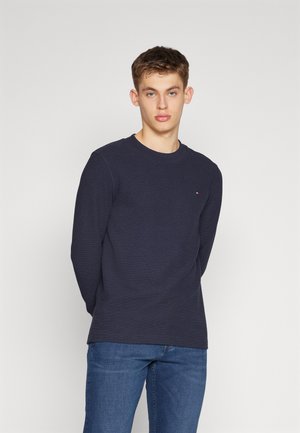 Tommy Hilfiger, TEXTURED LS TEE - Long sleeved top - desert sky