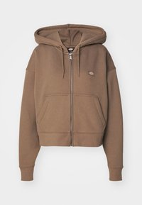 OAKPORT ZIP HOODIE - Felpa con zip - mushroom