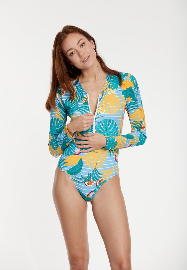 Badeanzug - hellblau