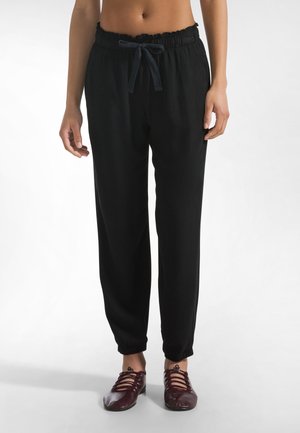 CREPE JOGGER  - Pantalones deportivos - black