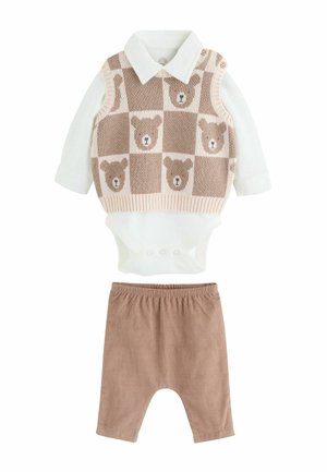 REGULAR FIT - SET - Pantaloni de trening - neutral bear
