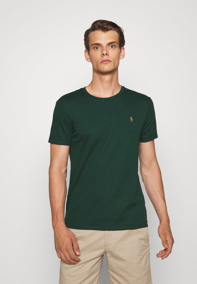 Polo Ralph Lauren CUSTOM SLIM FIT SOFT COTTON T-SHIRT - T-shirt básica - college green