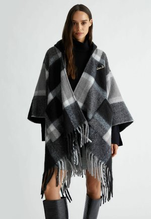 LIU JO HOODED - Poncho - black
