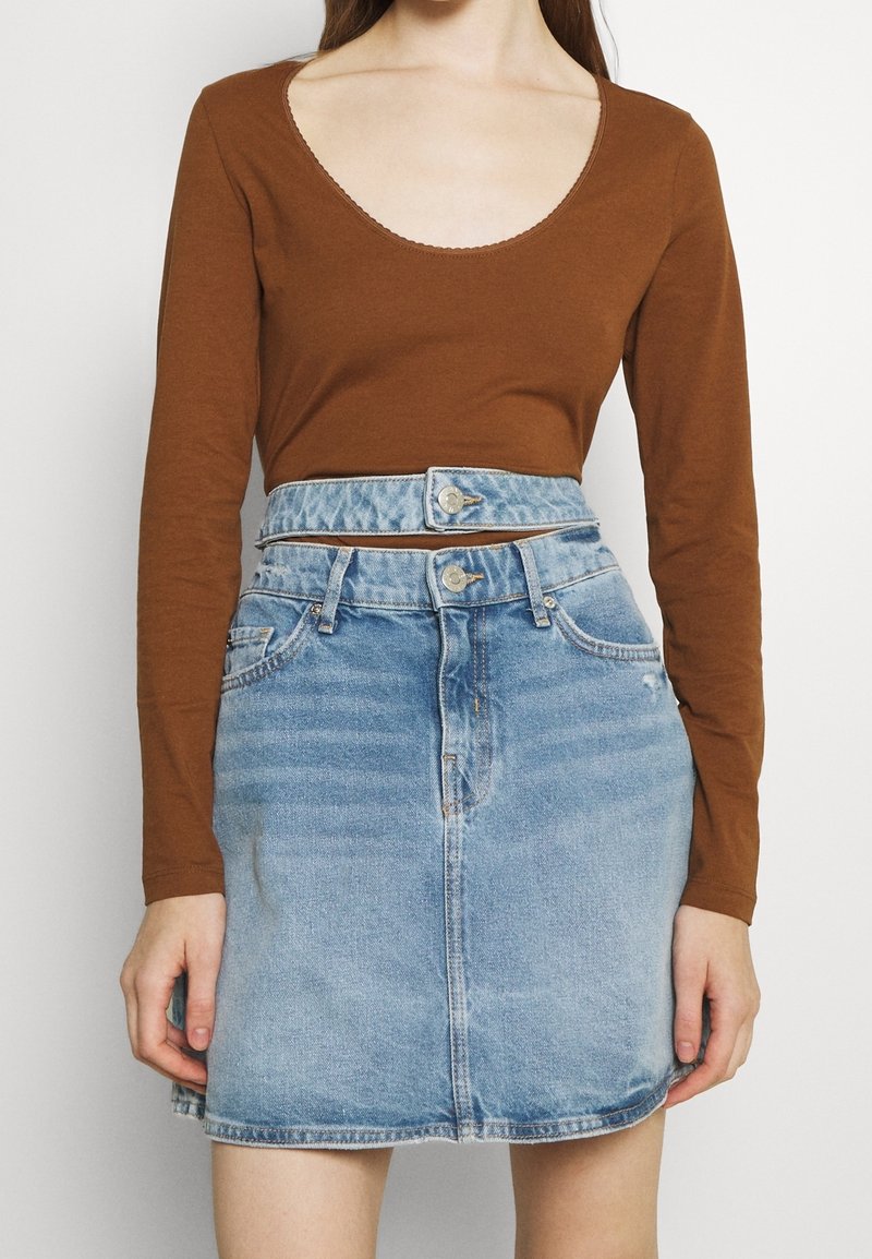 Vero Moda T-shirt à manches longues - brown