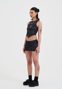 Ed Hardy DRAGON REPEAT TIED BACK - Top - black