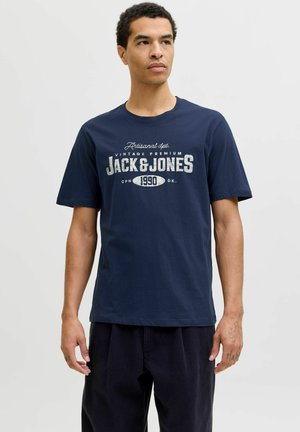 T-shirt print - navy blazer