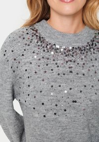 Saint Tropez BARBEL - Maglione - mist grey melange