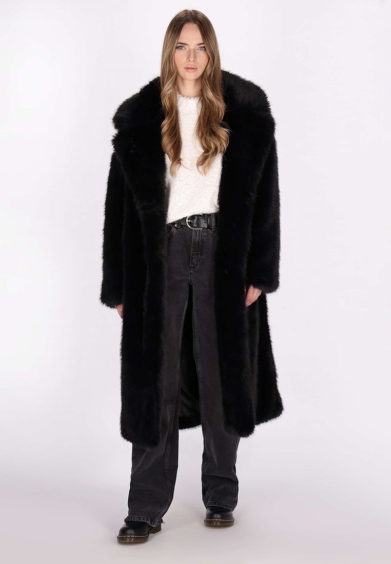 dreimaster Mantel zwart dreimaster Mantel zwart