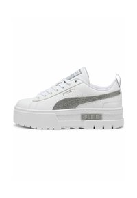 MAYZE GLITTER - Sneakers - white silver