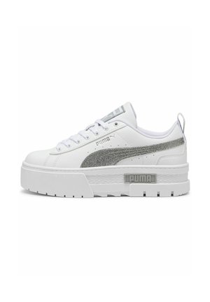 MAYZE GLITTER - Trainers - white silver