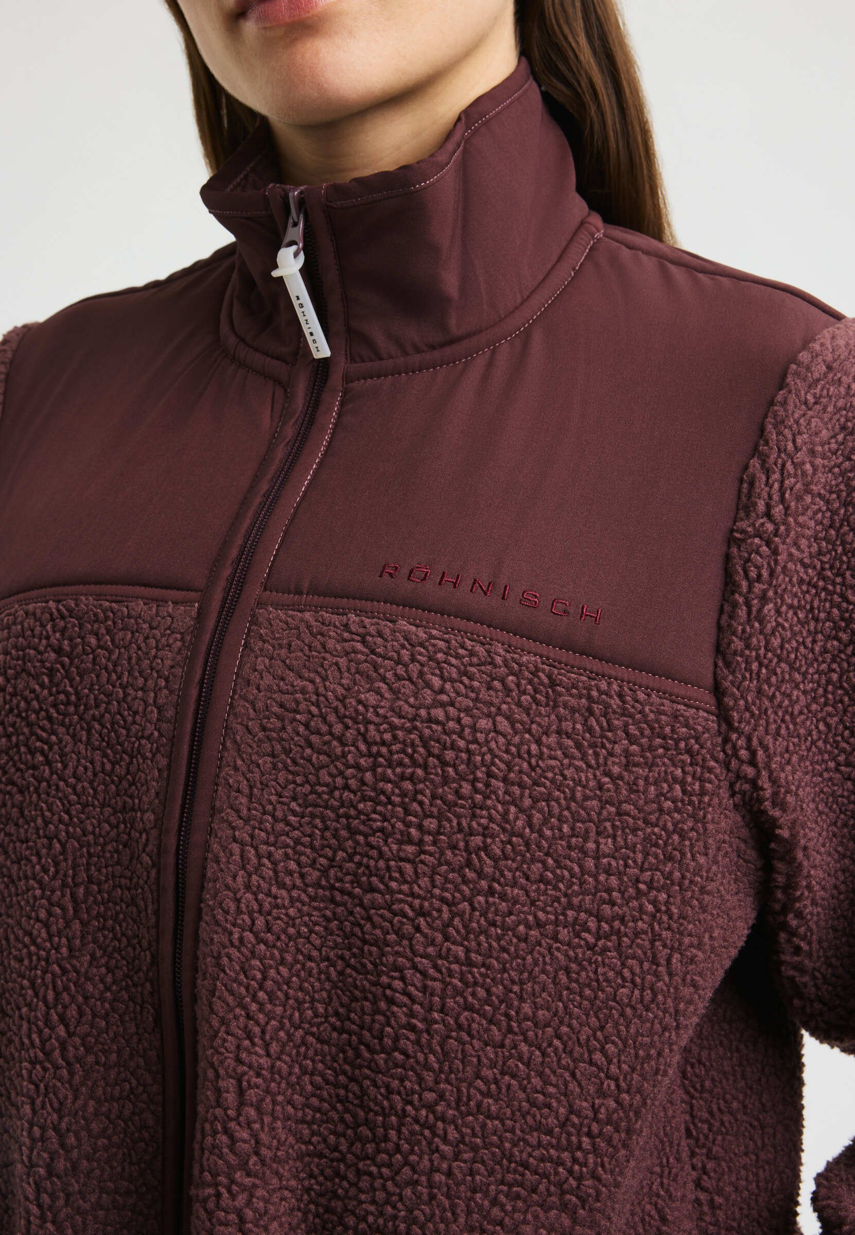 Röhnisch PHOEBE PILE - Fleece jacket - huckleberry/dark purple