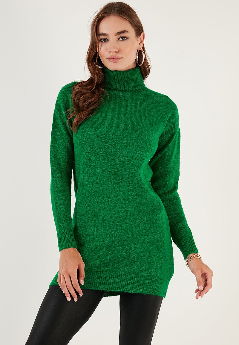 LELA TURTLENECK LONG - Striktrøje - benetton color