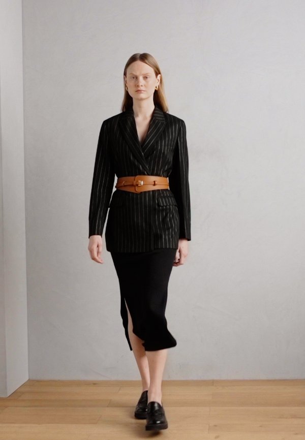 LEATHER - Waist belt - cognac3