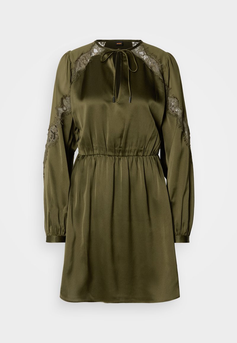 Boss Cocktailjurk donkergroen