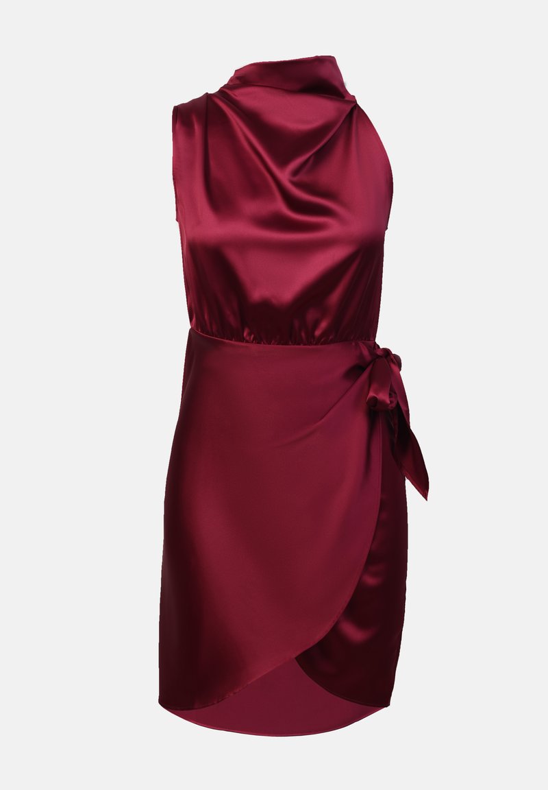 mesh bodycon dress midi Rent Karen Millen Tailored Off Shoulder Bow Drape Detail Mini Dress