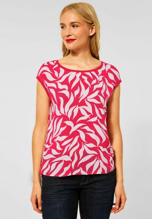 T-shirt con stampa - rot
