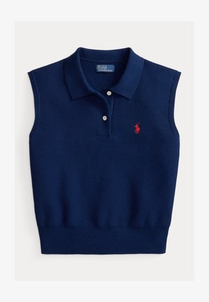 Polo Ralph Lauren, COTTON CROPPED SLEEVELESS POLO SWEATER
- Svetrík - east side royal