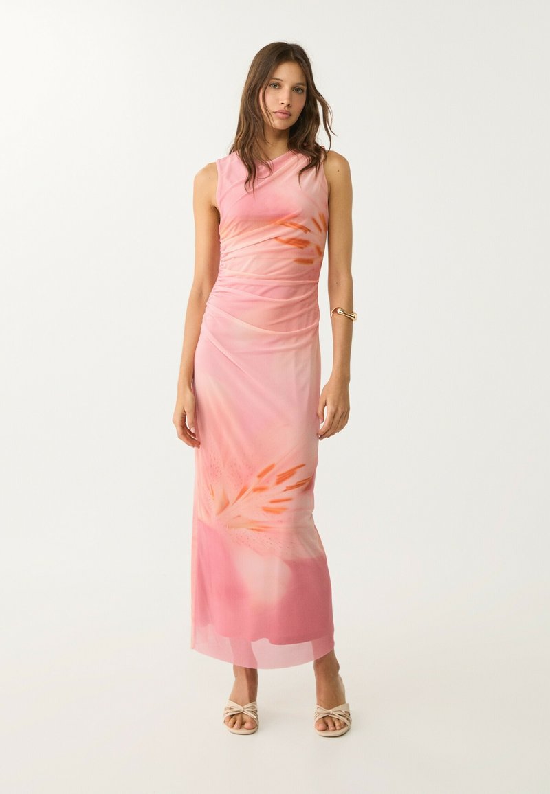 Stradivarius - PRINTED - Maxikleid - light pink, Vergrößern