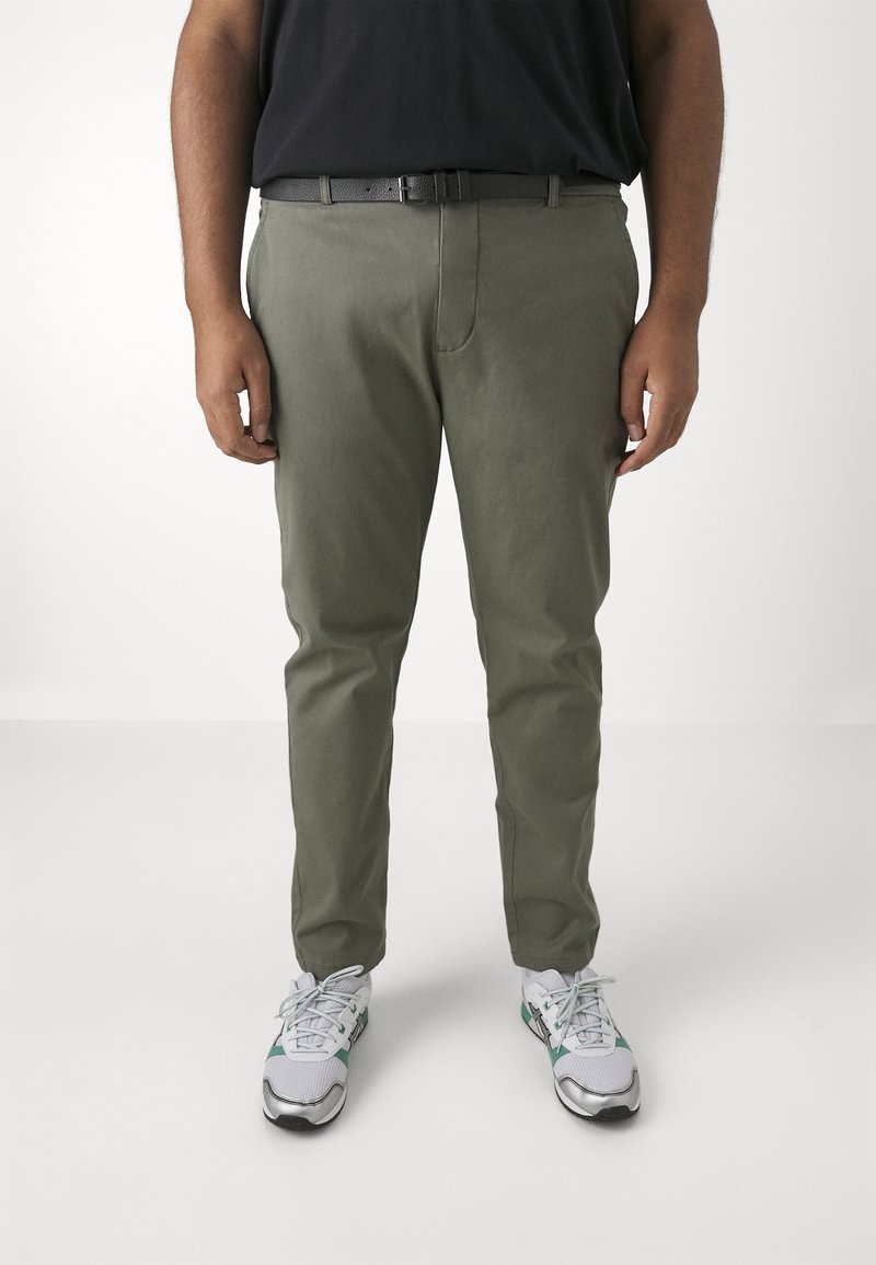 Jack's Sportswear SUPERFLEX PANTS - Hlače chino - light army
