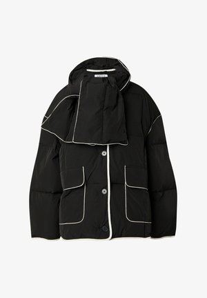 EDITED, EDITED WINTERJACKE AZARIA - Wintermantel - weiß schwarz