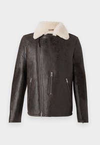 XYLON BIKER - Odinis švarkas - barkwood brown