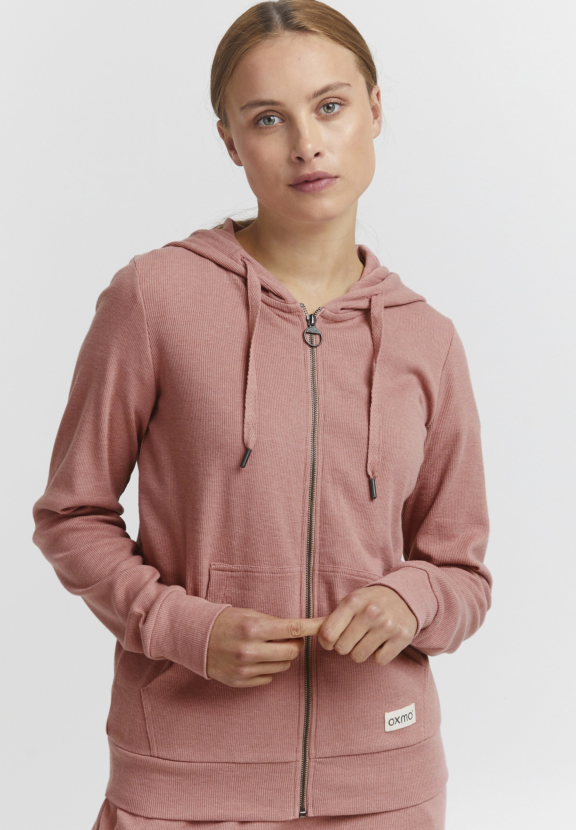 OVERSIZED DAMEN SWEATJACKE L Rosa 4710 OVERSIZED DAMEN SWEATJACKE L Rosa 4710