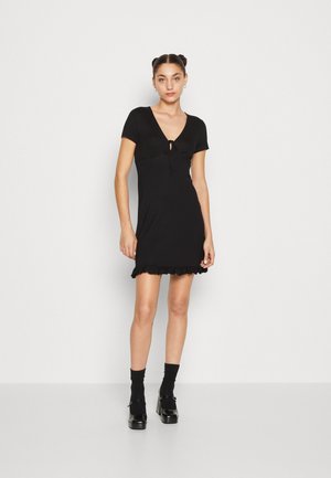 Even&Odd Džersejové šaty - black