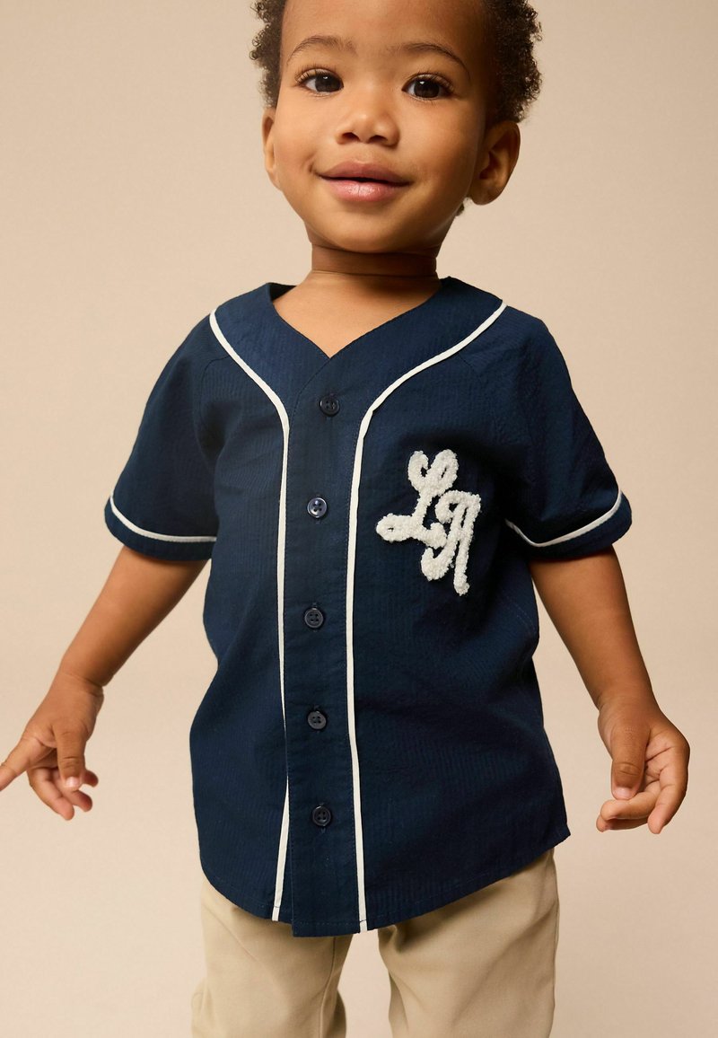 Next REGULAR FIT Chemise navy varsity/bleu