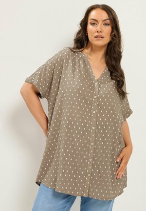 Yours Clothing, PLUS SIZE BLOUSES & SHIRTS - Blouse - light brown